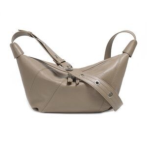 3757 Leather Hobo Bag, Crossbody Bags , Slouchy Shoulder Purse, Crescent